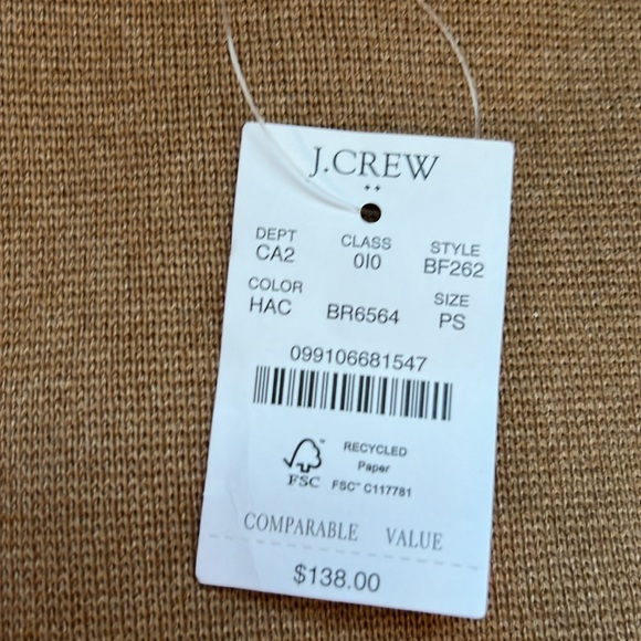 NWT J crew Factory petite schoolboy sweater blazer, size small petite - Picture 8 of 11